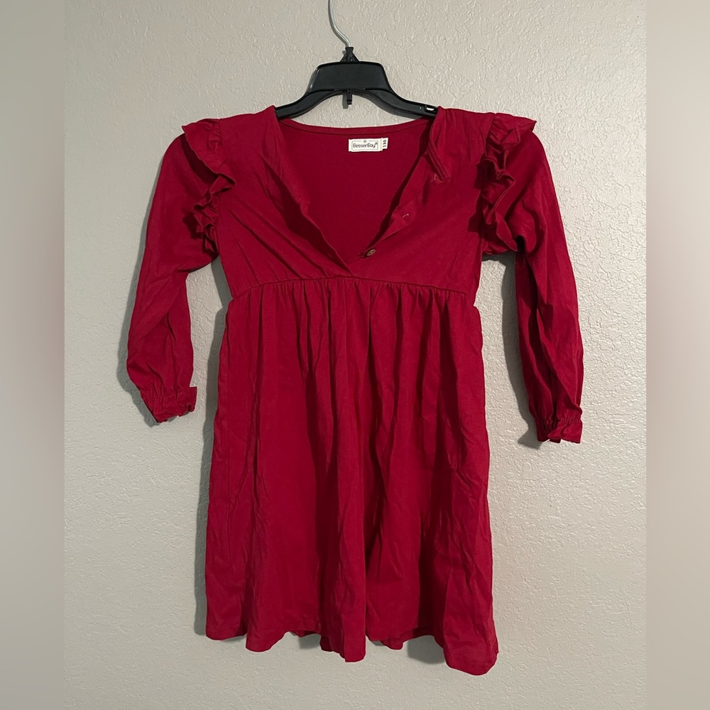 Besser bay girl dress Maroon